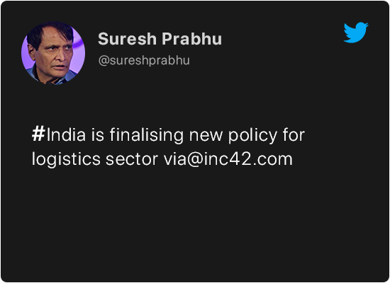 Suresh Prabhu on Startups