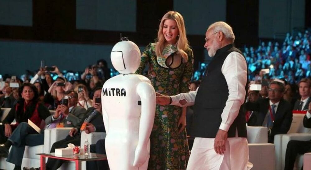 indian robot-robot-mitra