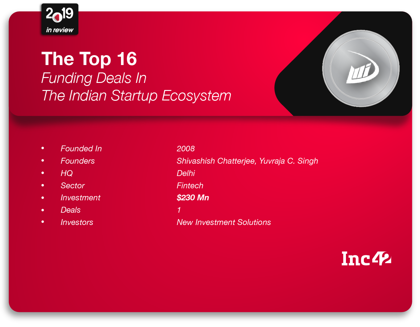 Year In Review: Top 16 Startup Funding Deals Of 2019