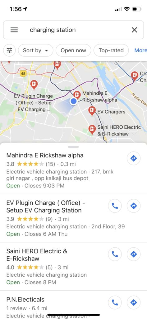  Google Maps Can Now Filter Out EV Charging Stations Based On Plug Points
