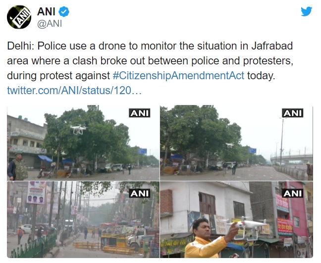 After Delhi, Drone Surveillance Hits Chennai For CAA Protests