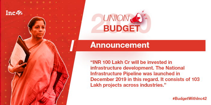 INR 100 Cr To Be Invested In Infra
