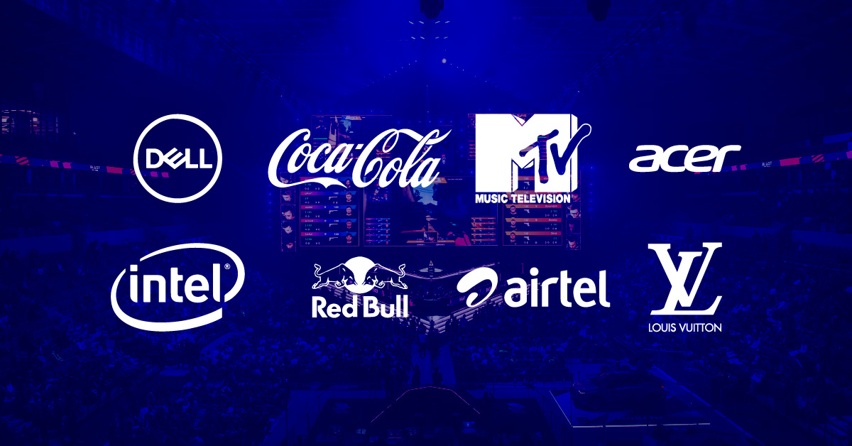 Big brands are no stranger to the esports ecosystem, and that involvement tends to get even higher (credits: Inc42)