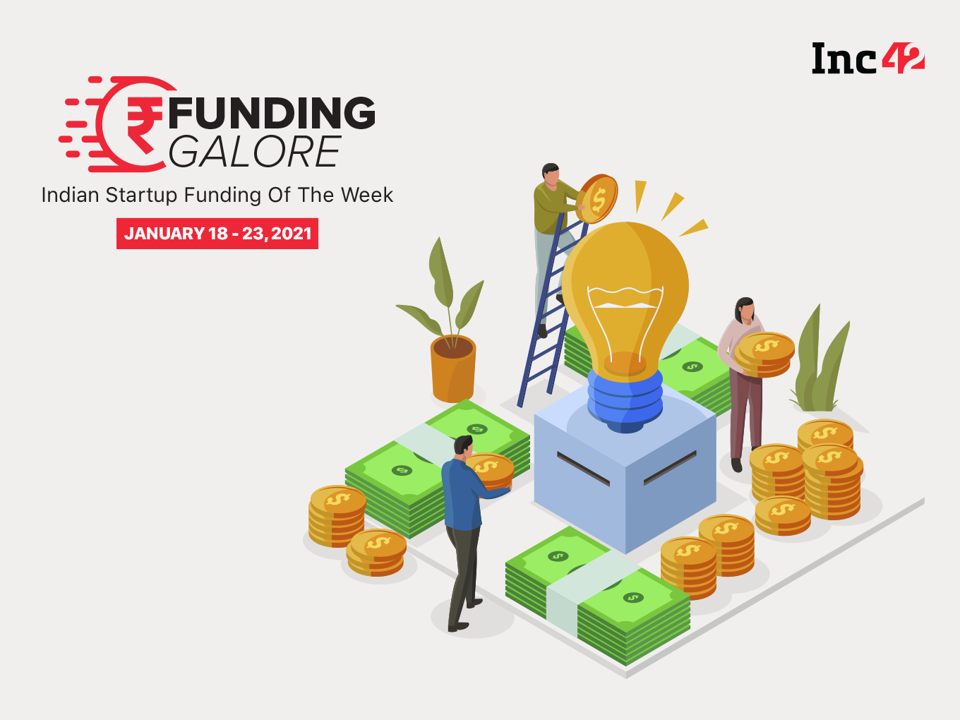 Indian Startup Funding [January 18 -23]: $166 Mn Raised Across 26 Deals