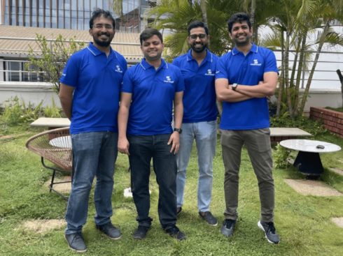 The four co-founders of Bengaluru-based Smartstaff