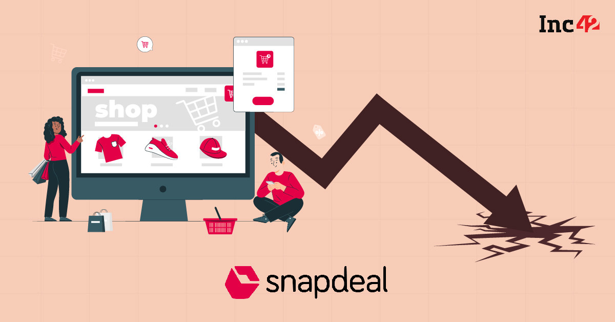 Snapdeal’s Loss Quadruples To INR 510 Cr In FY22, Sales Rise 14 To INR 540 Cr