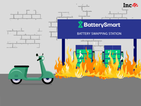 Another Fiery Summer: Battery Smart’s Swapping Station In Delhi Gutted In Flames