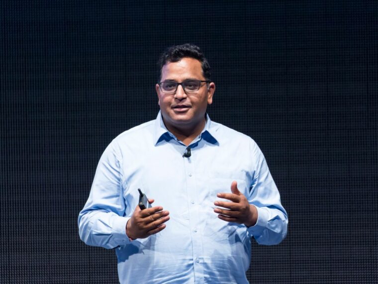 Paytm Shares Soar After Vijay Shekhar Sharma Becomes Largest Shareholder