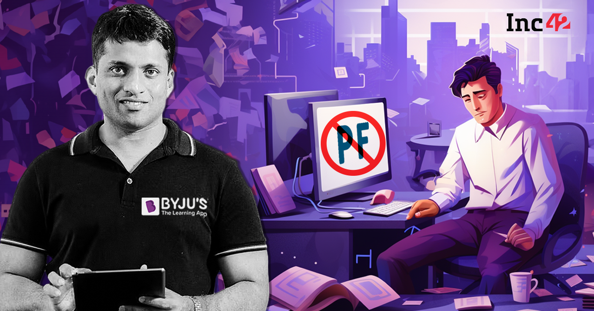 BYJU’S financial crisis: Employee PF credit stopped again even after deduction from salaries